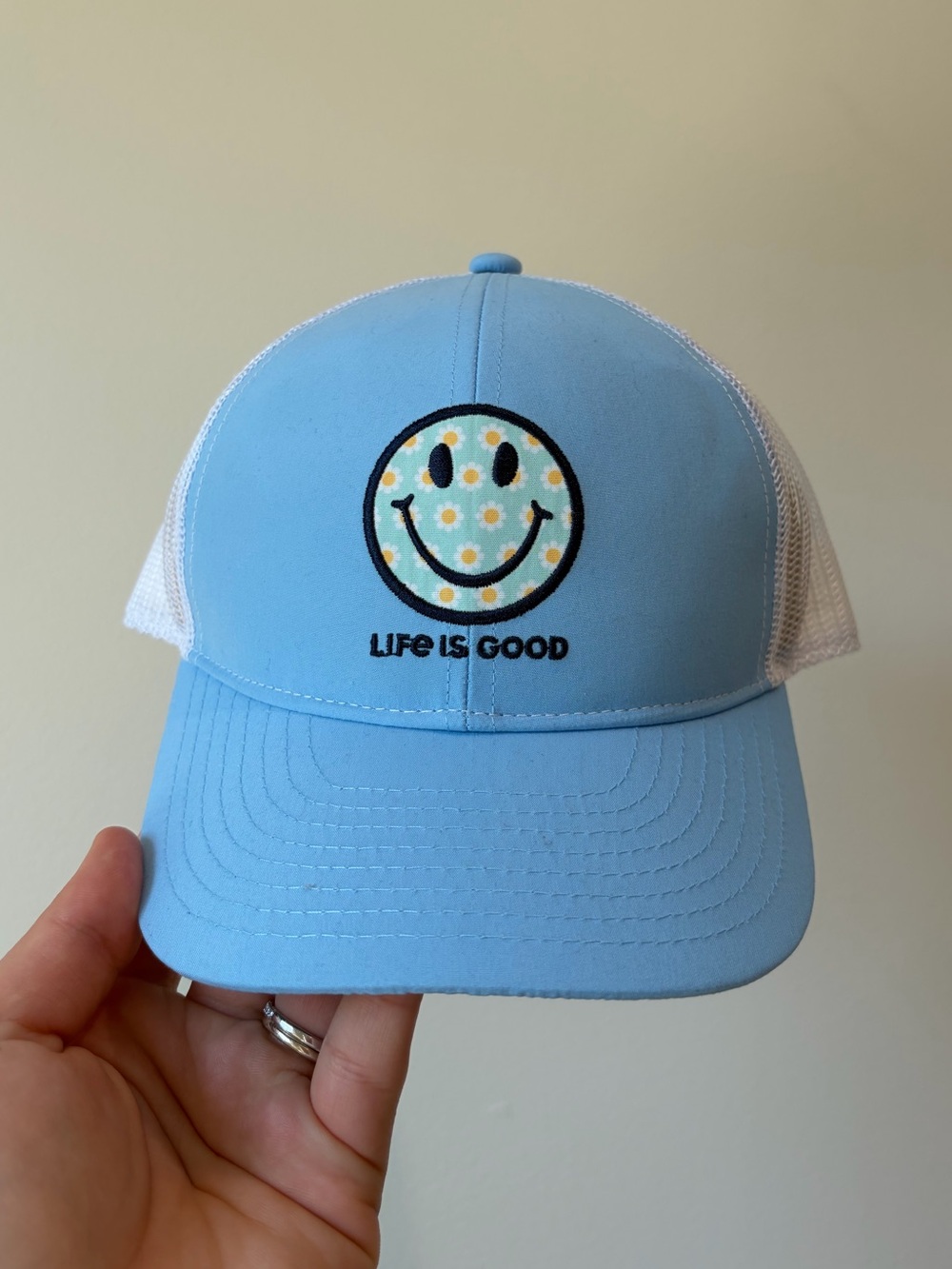 NWT Life Is Good Youth Trucker Hat